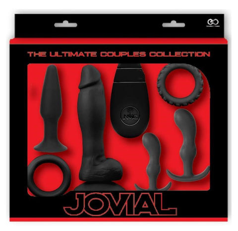 NANMA Corporation Jovial 6 Piece Anal Kit with Vibrating Butt Plug Set - Butt Plugs