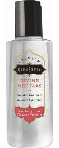 Kama Sutra Divine Nectars Premium Kissable Lubricant 5oz Water Based Formula - Water Based Lubes