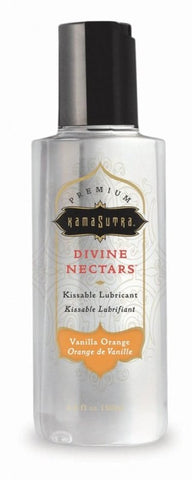 Kama Sutra Divine Nectars Premium Kissable Lubricant 5oz Water Based Formula - Water Based Lubes