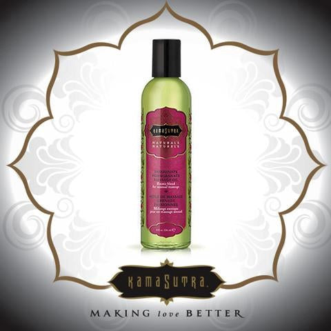 Kama Sutra Naturals Massage Oil 200ml No Guess Sex Aids Natural Blend - Massage Oils and Lubricants
