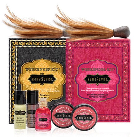 Kama Sutra Weekender Kit Travel Intimate Essentials Collection - Massage Oils and Lubricants