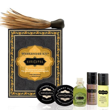 Kama Sutra Weekender Kit Travel Intimate Essentials Collection - Massage Oils and Lubricants