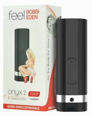 Kiiroo Onyx 2 Bobbi Eden Experience Interactive Masturbator - Masturbators and Strokers