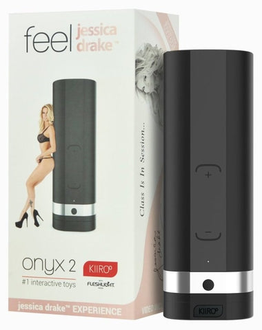 Kiiroo Onyx 2 Jessica Drake Experience Interactive Male Masturbator - Masturbators and Strokers