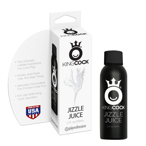 King Cock Jizzle Juice Adult Lubricant 59 ml Realistic Cum Substitute - Water Based Lubes