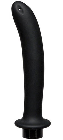 Doc Johnson Kink Flow Silicone Anal Douche Accessory Extra Deep Black - Enemas and Douches