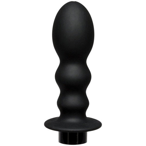 Doc Johnson Kink Flow Silicone Anal Douche Accessory with Ribbed Design - Enemas and Douches