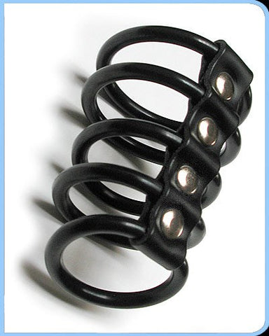 Kinklab 5 Gates of Hell Rubber - Cock Rings