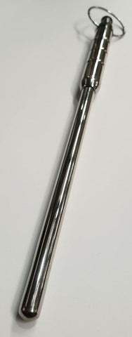 Hells Couture Kinksta Vibrating Urethral Grooving Sound 202mm Steel - Penis Plugs