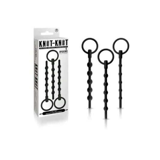 Knot Knot Silicone Urethral Sounding Kit - - Penis Plugs