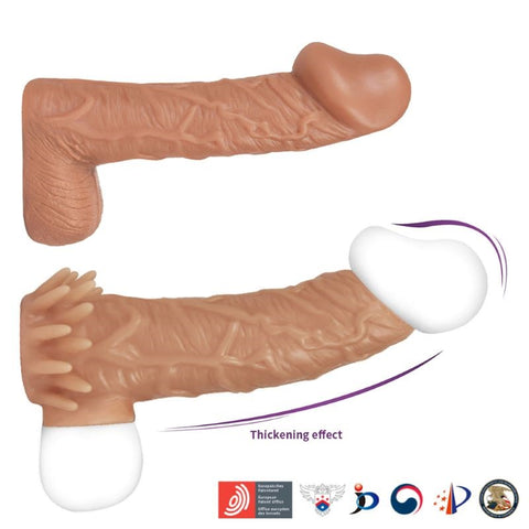 Kokos Nude Penis Enlargement Cock Sleeve 5 Medium with TPE Material - Pumps, Extenders and Sleeves