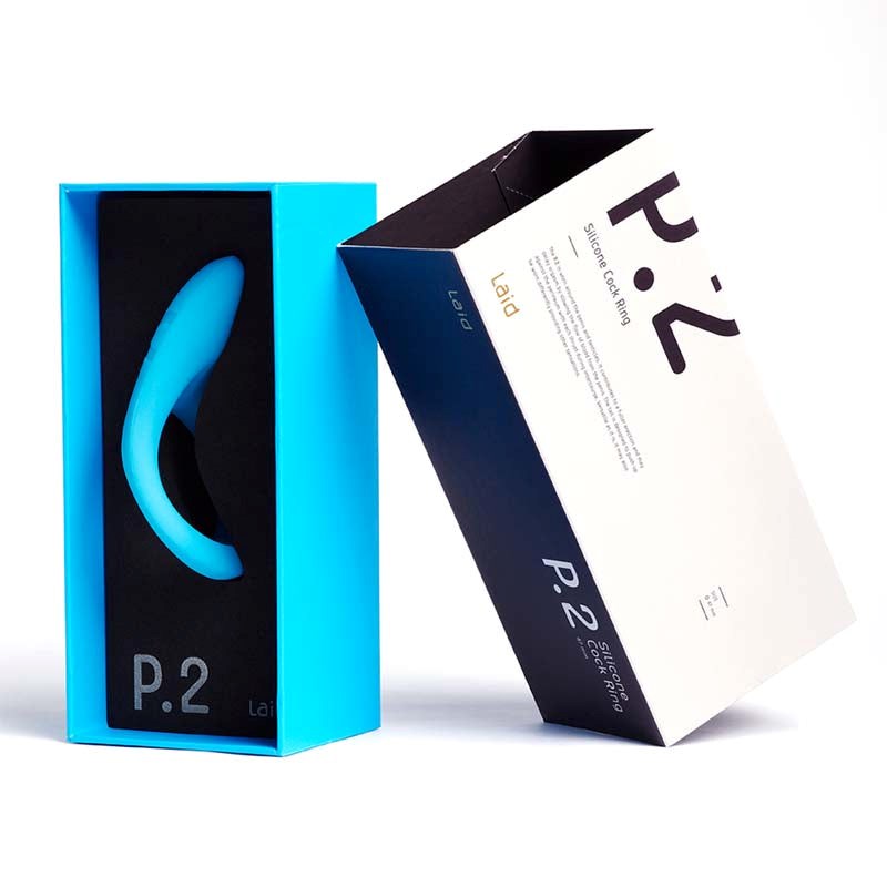 Laid P.2 Silicone Cock Ring 51.5mm with Perineum Stimulation - - Cock Rings