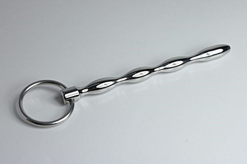BDStyle Landing Zone Penis Plug Solid with Ridged Steel Design - Penis Plugs