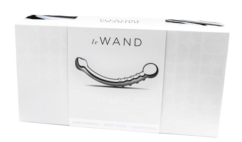 Le Wand Stainless Steel Bow Get Harder Today - - Anal Dildos