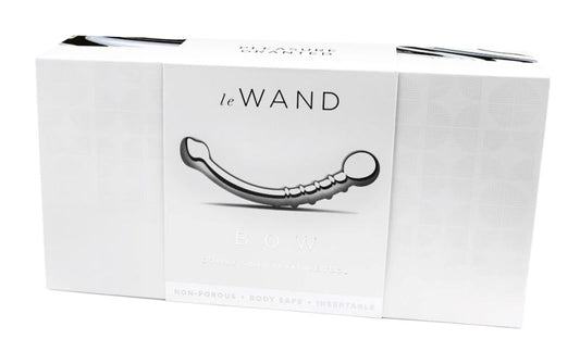 Le Wand Stainless Steel Bow Get Harder Today - - Anal Dildos