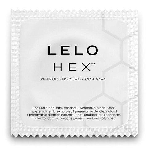 Lelo HEX Original Condoms with Hexagonal Structure Technology - Condoms