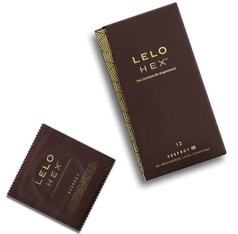 Lelo Hex Respect Condoms Daily Cock Ring Deal with Hexagonal Technology - Condoms