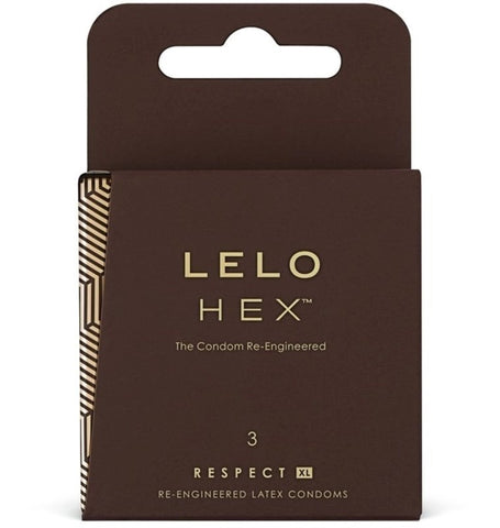 Lelo Hex Respect Condoms Daily Cock Ring Deal with Hexagonal Technology - Condoms