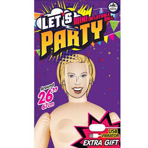 NANMA Corporation Lets Party Mini Vibrating Doll Taylar Compact Masturbator - Love Dolls