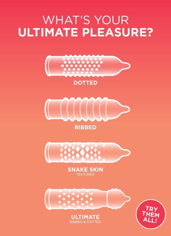 Lifestyles Ultimate Pleasures Condoms Best Adult Shop - - Condoms