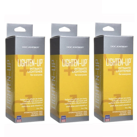Doc Johnson Lighten Up Anal Lightening Cream For Everyone Gentle Hyperpigmentation - Delay and Excite Sprays