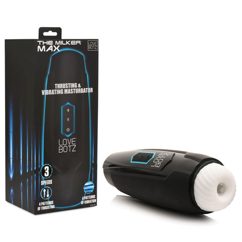 XR Brands Powerful Pleasure with LoveBotz The Milker Max Automatic Masturbator - Masturbators and Strokers