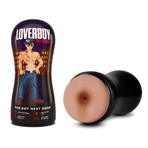 Blush Novelties Loverboy Bad Boy Next Door Flesh Stroker Realistic TPE - Masturbators and Strokers