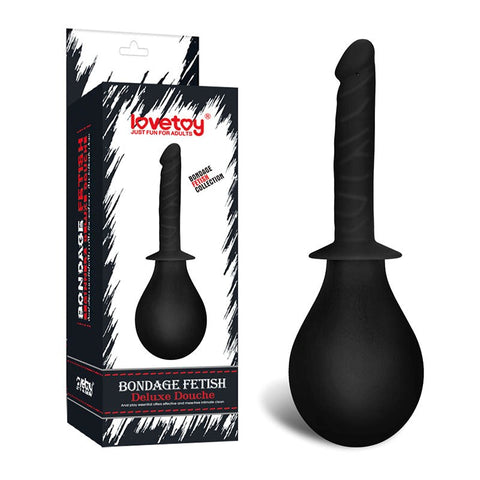 Lovetoy Bondage Fetish Deluxe Douche Realistic Penis Shaped Anal Douche - Enemas and Douches