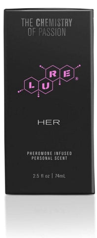 Topco Lure Black Label for Her Pheromone Infused Personal Scent Alpha Androstenol - Delay and Excite Sprays