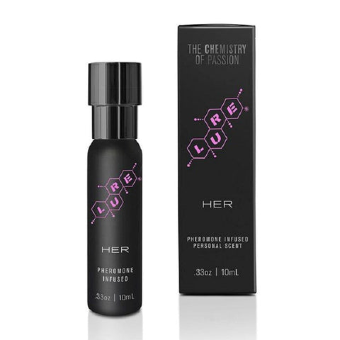 Topco Lure Black Label for Her Pheromone Infused Personal Scent Alpha Androstenol - Delay and Excite Sprays