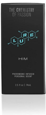 Topco Lure Black Label for Him Pheromone Personal Scent with Alpha Androstenol - Delay and Excite Sprays