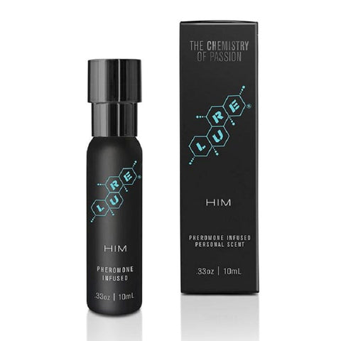 Topco Lure Black Label for Him Pheromone Personal Scent with Alpha Androstenol - Delay and Excite Sprays