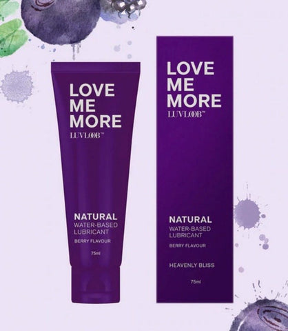 Luvloob Water Based Lubricant 75ml Organic Plant Based Formula - Water Based Lubes
