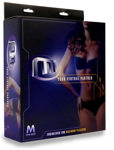 Blush Novelties M for Men M1 Dual Entry Male Masturbator - Masturbators and Strokers