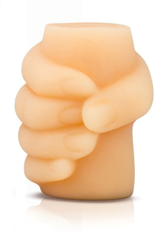 Blush Novelties M for Men the Tug Job Ribbed Male Masturbator - Masturbators and Strokers