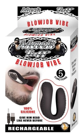 Nasstoys Mack Tuff Blowjob Vibe USB Rechargeable Oral Enhancement - Masturbators and Strokers