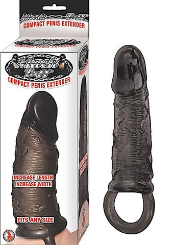 Nasstoys Mack Tuff Compact Penis Extender Black with Ball Strap - Pumps, Extenders and Sleeves