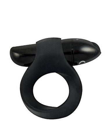 Nasstoys Mack Tuff Power Vibrating Cock Ring Black 7 Function Waterproof - Cock Rings