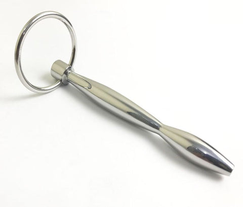 Hells Couture Magnate Cock Plug with Hollow Design for Extended Urethral Play - Penis Plugs
