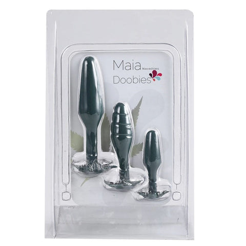 Maia Toys Doobies 420 Anal Trainer Set Three Progressive Butt Plugs - Butt Plugs