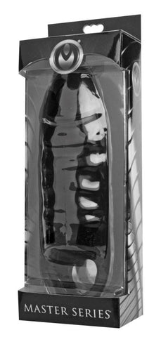 XR Brands Masters Series XL Black Mamba Cock Sheath with Enhancement - Pumps, Extenders and Sleeves