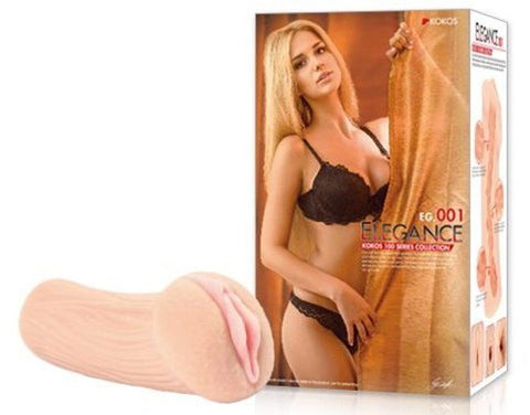 Kokos Elegance 001 Realistic Male Masturbator with Ribbed Interior - Masturbators and Strokers