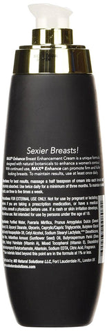 Swiss Navy Max Enhance Breast Cream 198ml with Pueraria Mirifica - Delay and Excite Sprays
