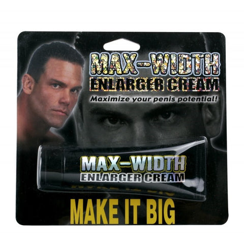 Pipedream Max Width Mens Penis Enlarger Cream 44ml for Enhanced Girth - Delay and Excite Sprays