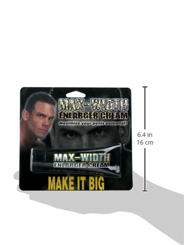 Pipedream Max Width Mens Penis Enlarger Cream 44ml for Enhanced Girth - Delay and Excite Sprays