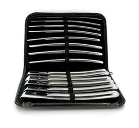 Hells Couture Medical Sex Flat End Urethral Sound Kit 14 Piece Set - Penis Plugs