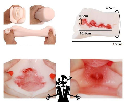 Meiki Tsubomi Lifelike Pleasure Onahole with Double Layer Construction - Masturbators and Strokers