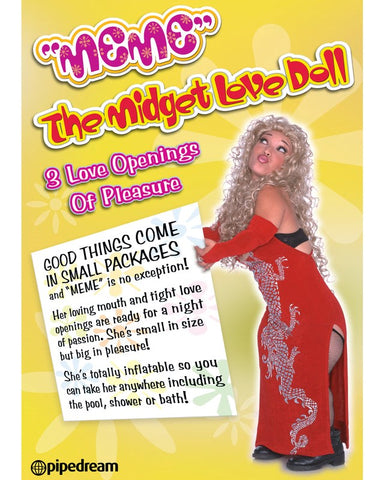 Pipedream Meme The Midget Inflatable Love Doll with Customizable Firmness - Love Dolls