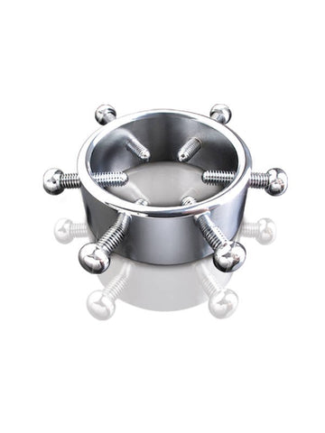 Pipedream Metal Worx Adjustable Cock Clamp with Stainless Steel Construction - Ball and Cock Toys