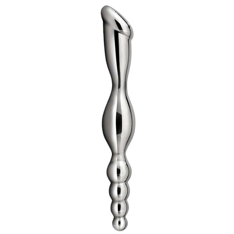 Pipedream Metal Worx Slim Fave Anal Probe with Temperature Play - Anal Dildos